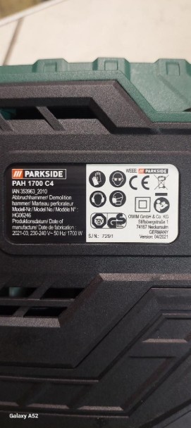 Velké bourací kladivo Parkside - 2