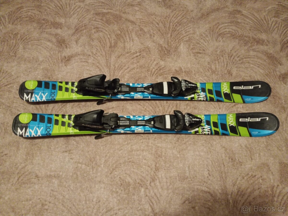 Dětské sjezdové lyže, délka 100 cm, Zn. Elan - 2