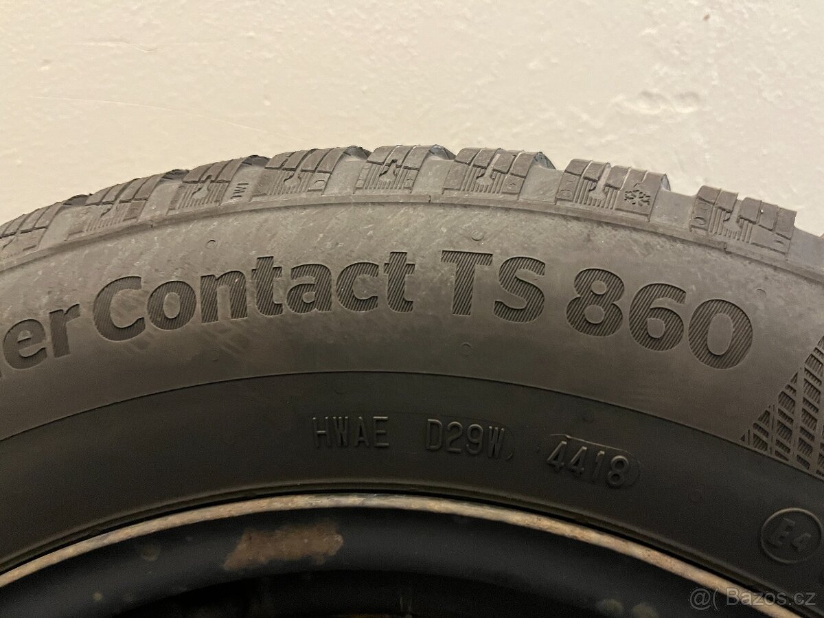 Winter Continental 195/65 R15 91T 5,4 - 5,6 mm - 2