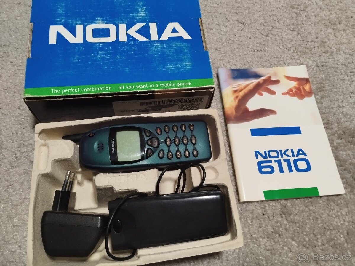 Nokia 6110 retro mobilní telefon + nová baterie - 2