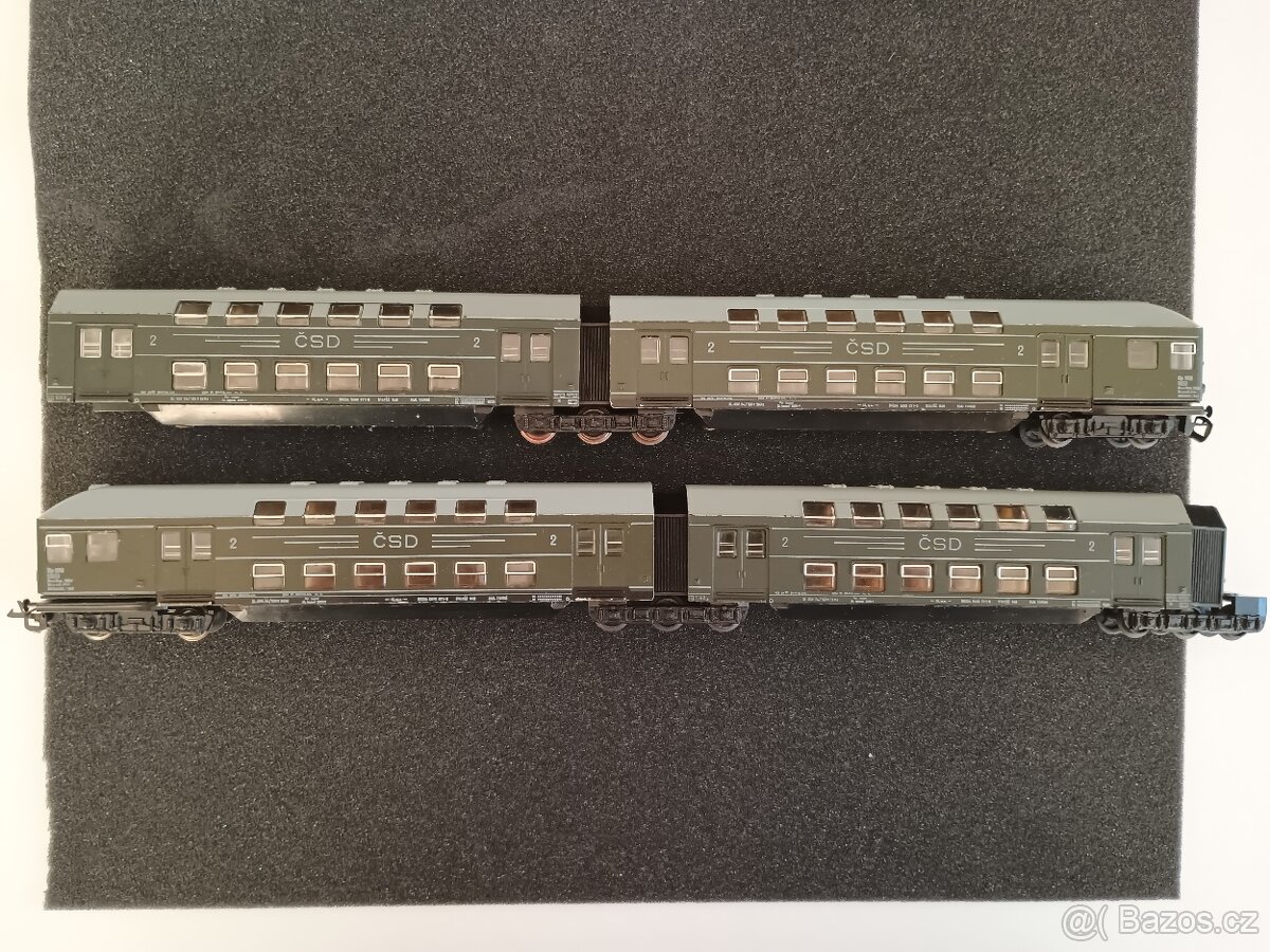 Vláčky TT Patrový vůz ČSD - 2
