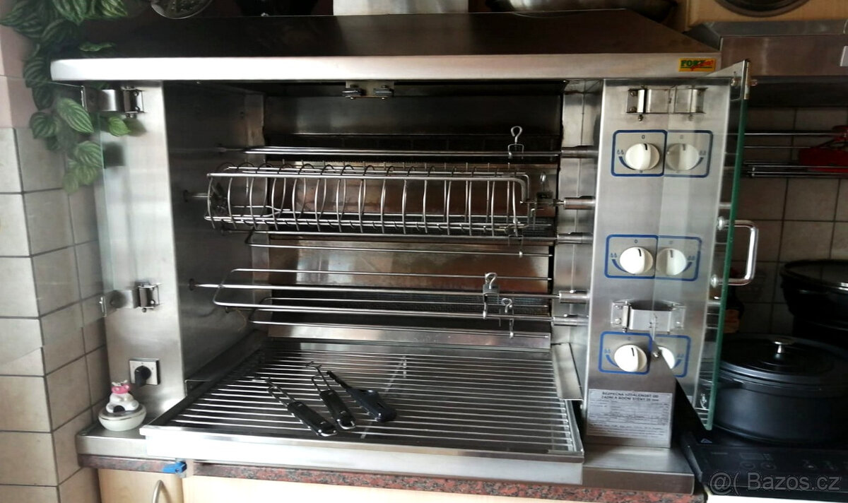 Gril na 25 kuřat, plynový - 2