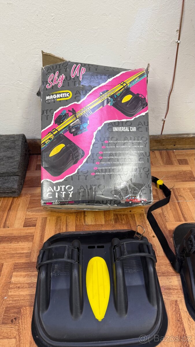 Magnetický držák, nosič na lyže - 2