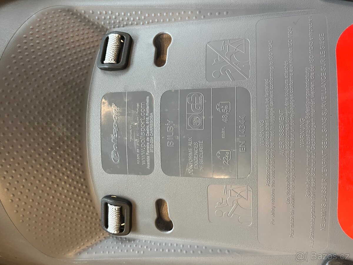 dětská sedačka na kolo na nosič - 2