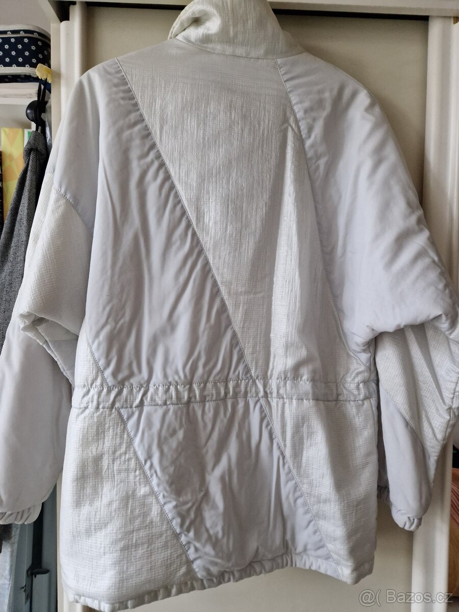Bílá dámská bunda vel 40 - 2