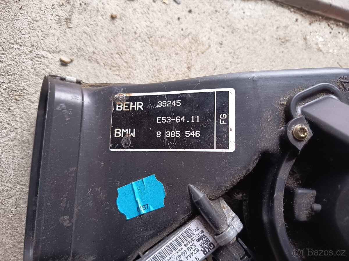Ventilátor Topení BMW X5 e53 - 2