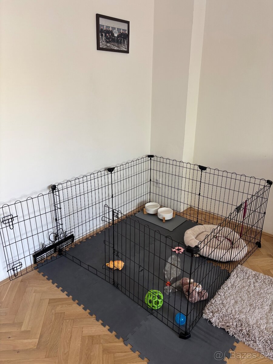 Kovový výběh pro štěňata - 2
