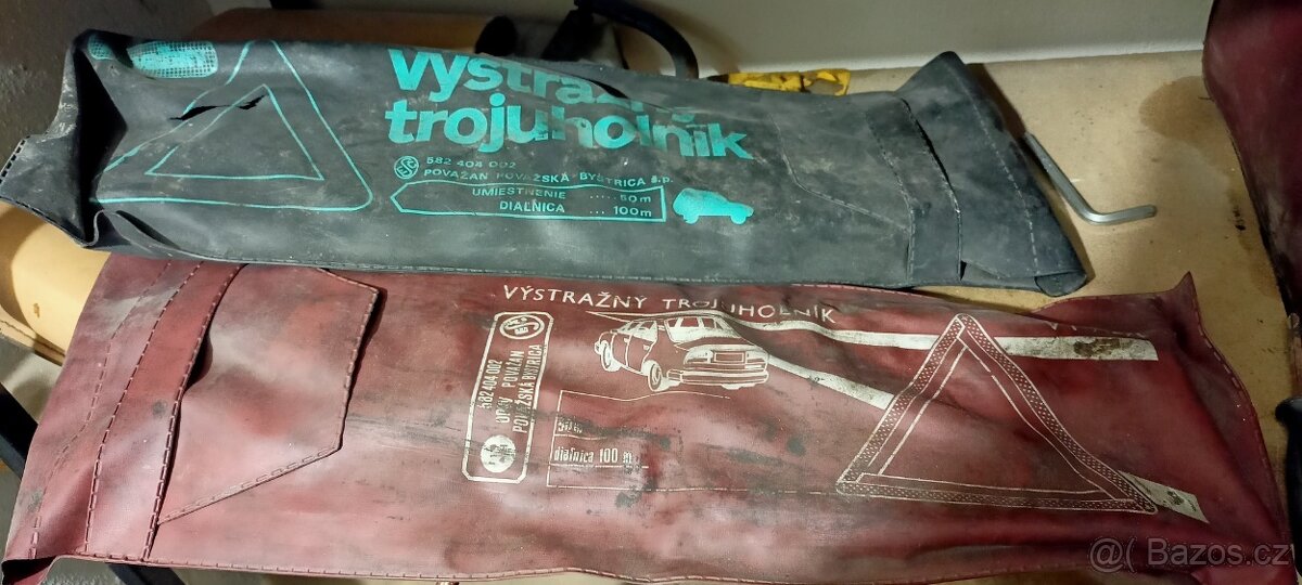 Výstražný trojúhelník retro - 2
