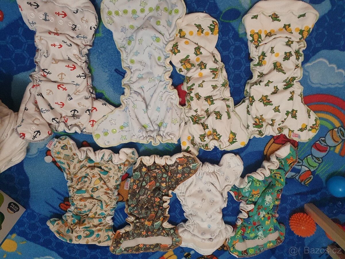 Látkové pleny Petit Lulu - kompletní sada - 2