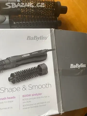 Vlasový kartáč kulma fen BaByliss jako nové 2 kulaté kartáčk - 2