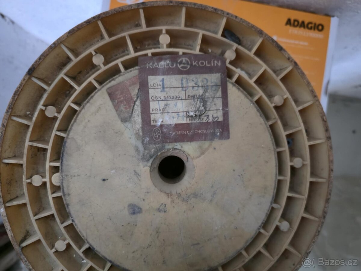 Měděné dráty, cívky cca 30 kg - 2