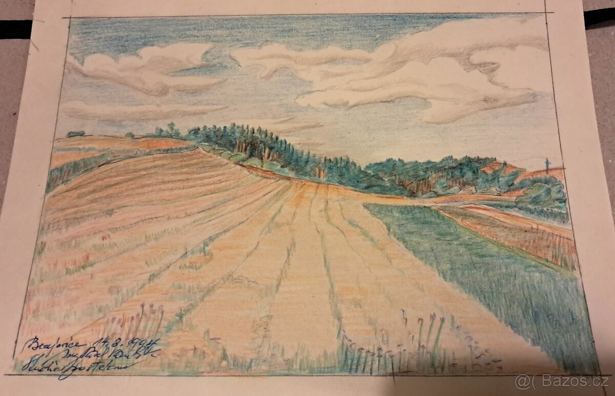 Skica Pavel Vaculík - Benešovsko - 2