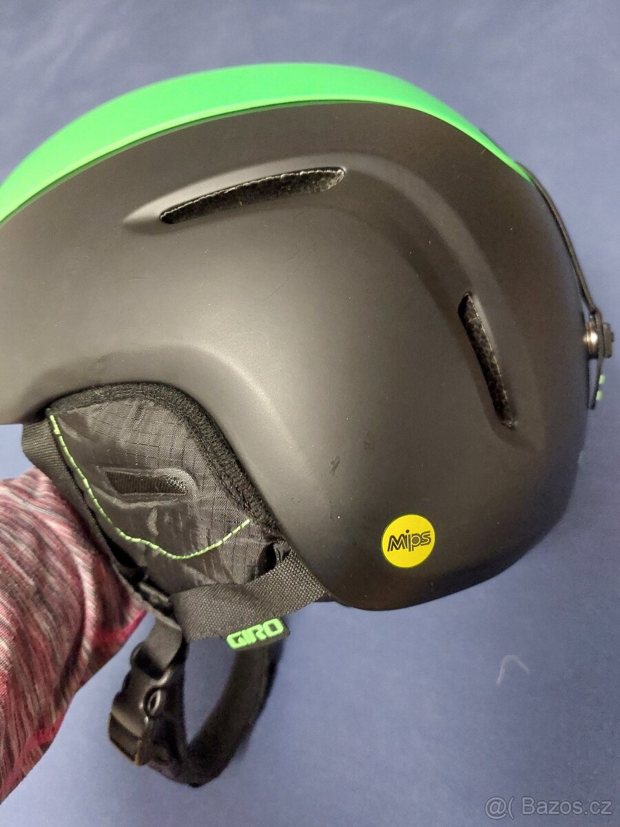 Dětská neon lyžařská helma přilba Giro Neo Jr. MIPS, 54-56cm - 2