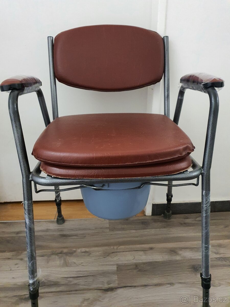 NOVÁ NEPOUŽITÁ toaletní židle klozetové WC křeslo - 2