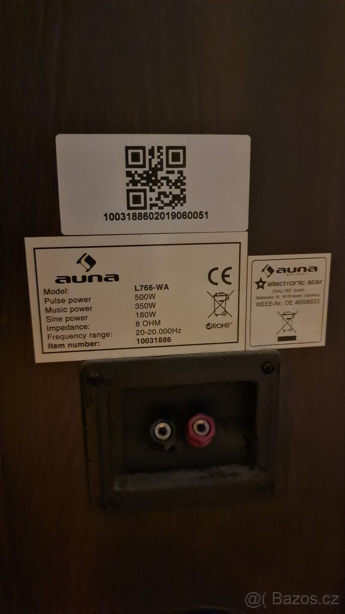 Sloupové reproduktory auna - 2