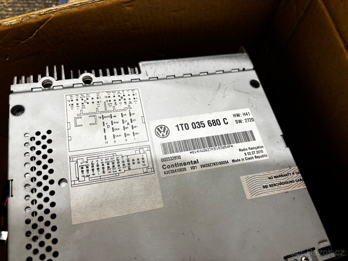Autorádio RNS510 - 2