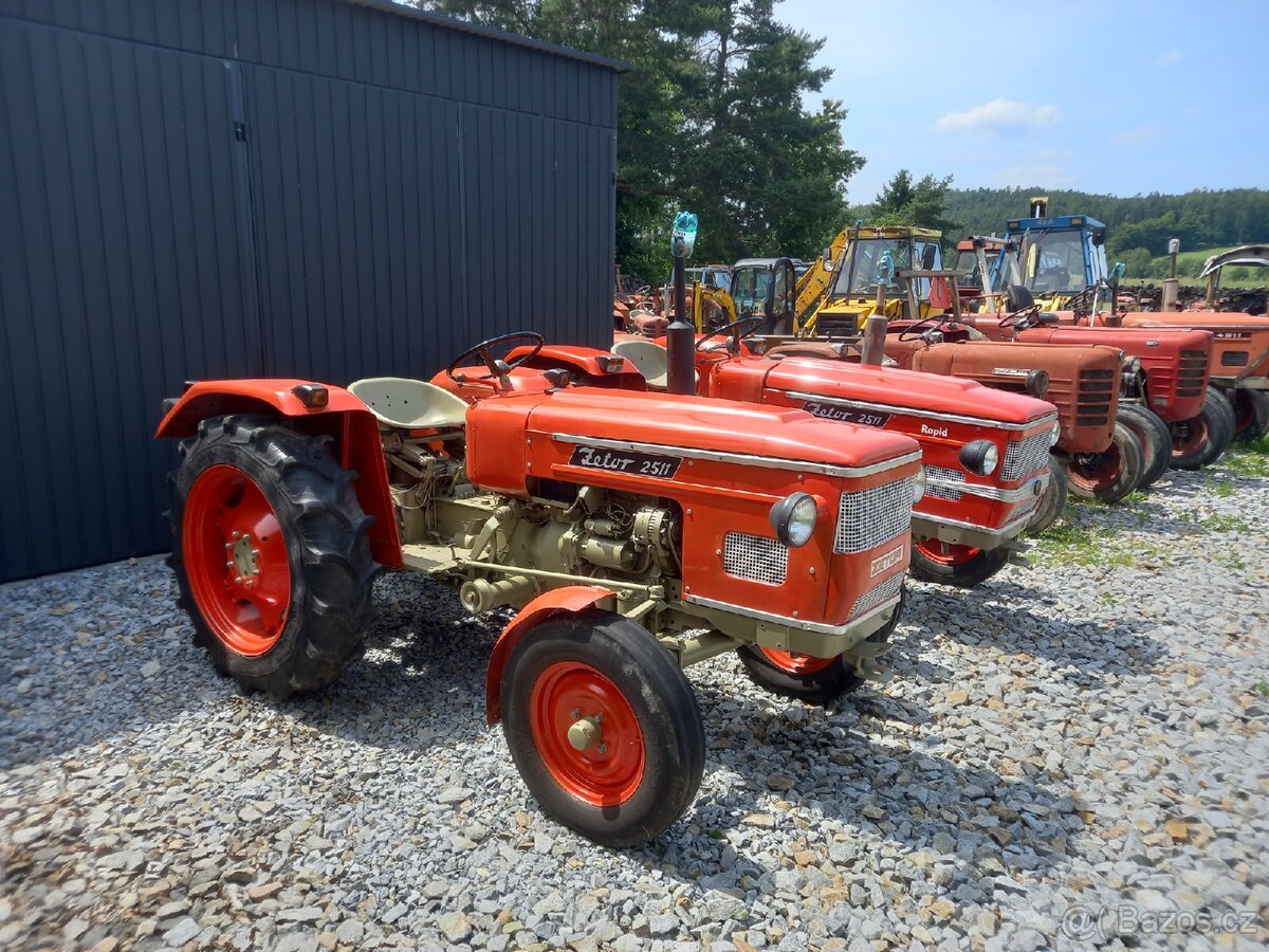 Zetor 2511 po opravě, platné tp, pěkný traktor - 2