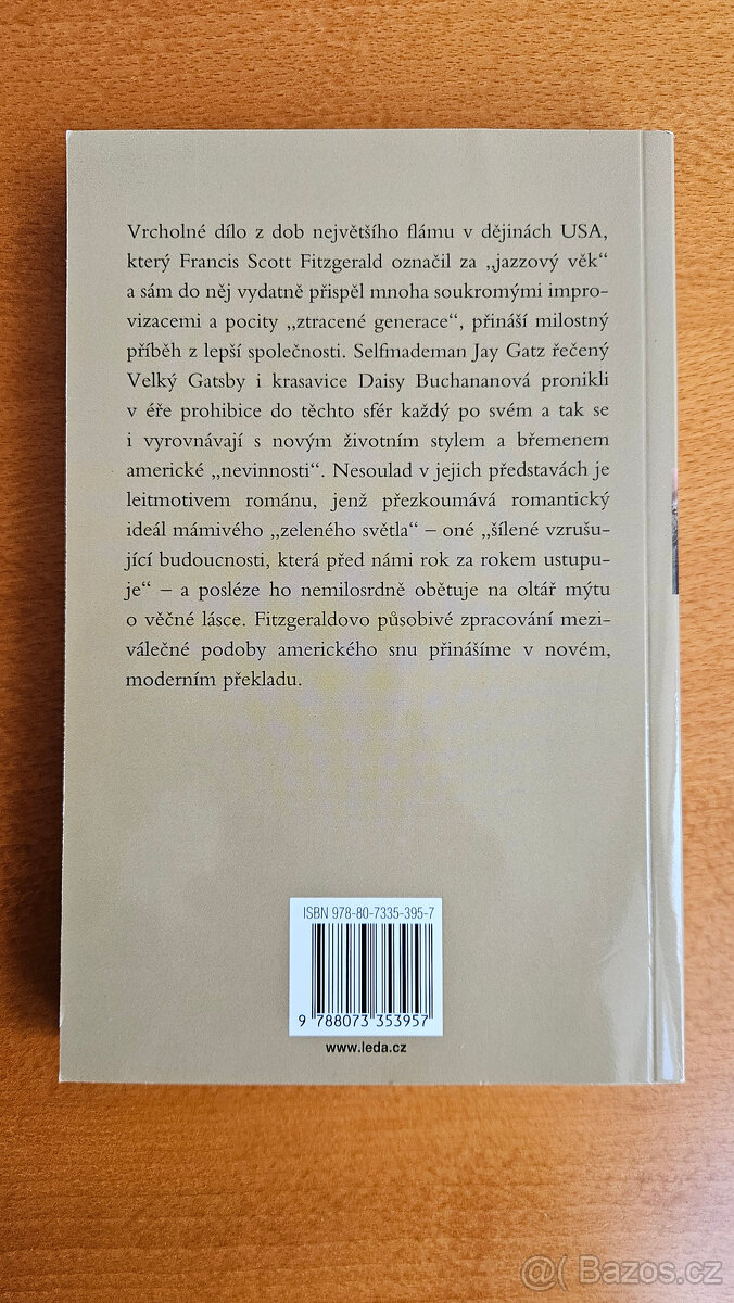 Kniha Velký Gatsby (Francis Scott Fitzgerald) - 2
