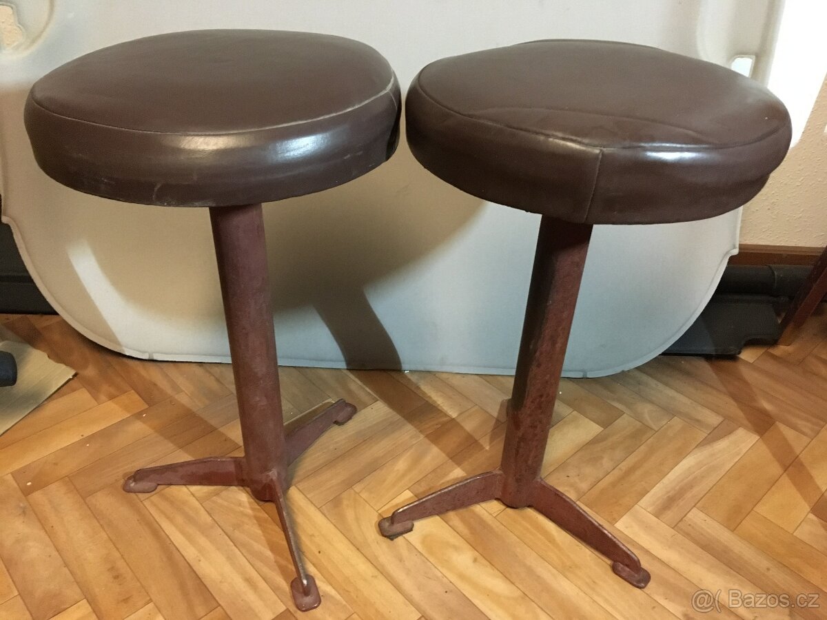 Prodám barové židle stojan na květiny retro - 2