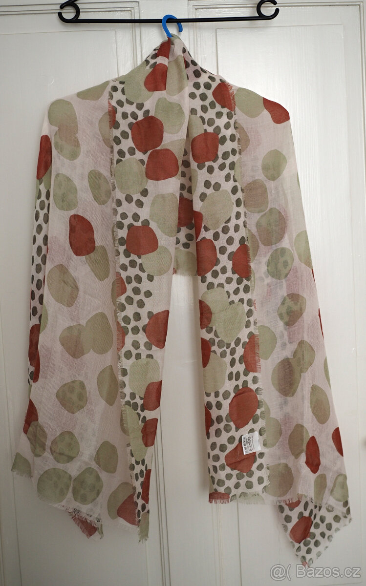 NOVÝ set šátku a peněženky v podzimních barvách - 2