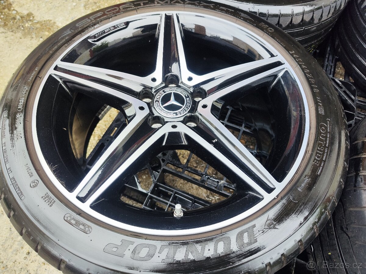 Alu sada=5x112=MERCEDES AMG=s pneu=245/40 (Z)R18=DVOJROZMER - 2