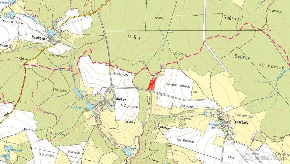 Zemědělská půda, prodej, Tunochody, Číhošť, Havlíčkův Brod - 2