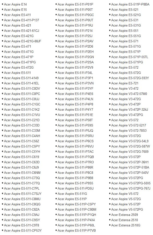 baterie AL14A32 do notebooků Acer Aspire E5 (4hod) - 2