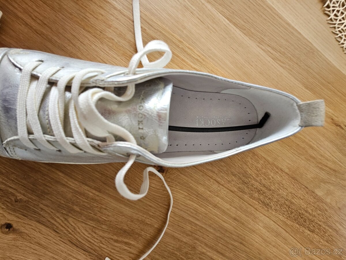 Nové kožené dámské polobotky/tenisky zn. Lasocki - 2