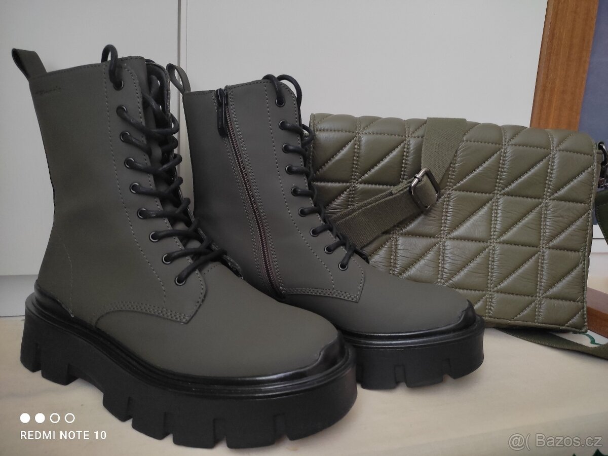 TAMARIS-kožené čižmy - 2