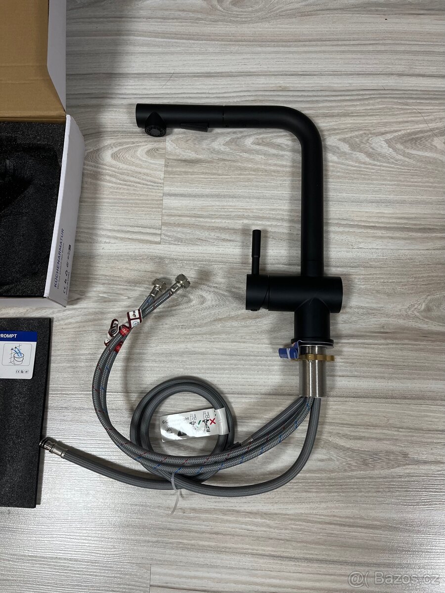 Dřezová baterie - černá - 2