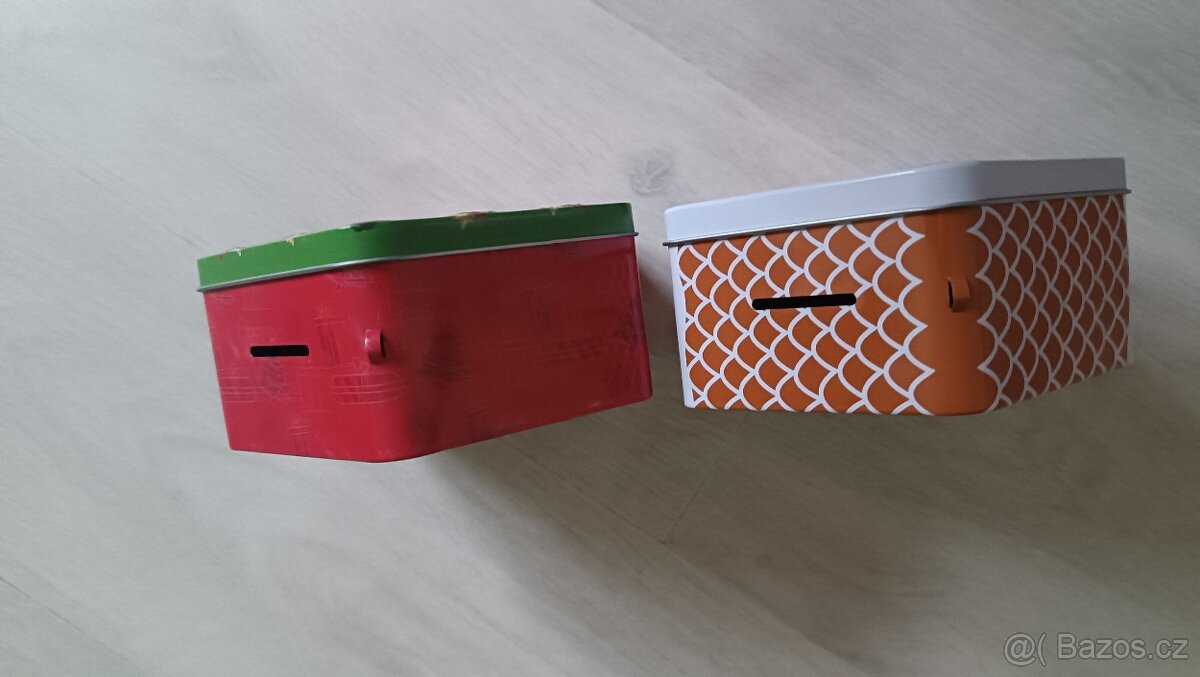 Pokladnička plechová 4x - 2