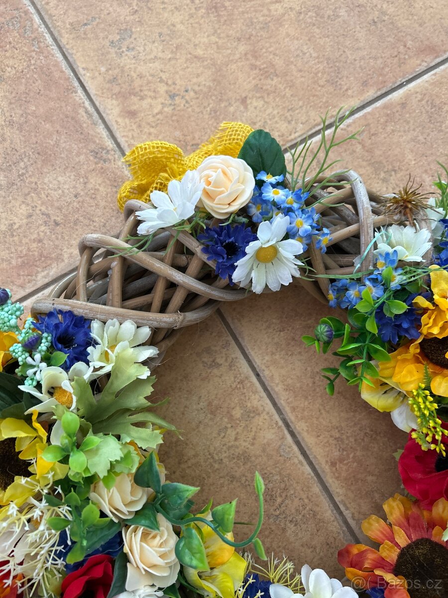 Letní věnec na dvere - 2