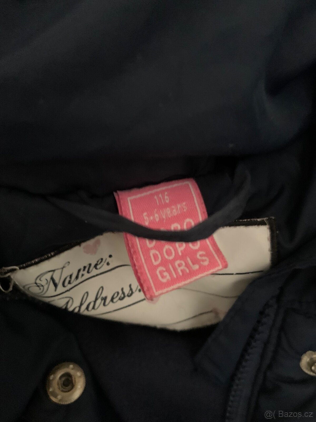 Dětský kabát vel.116,5-6let - 2