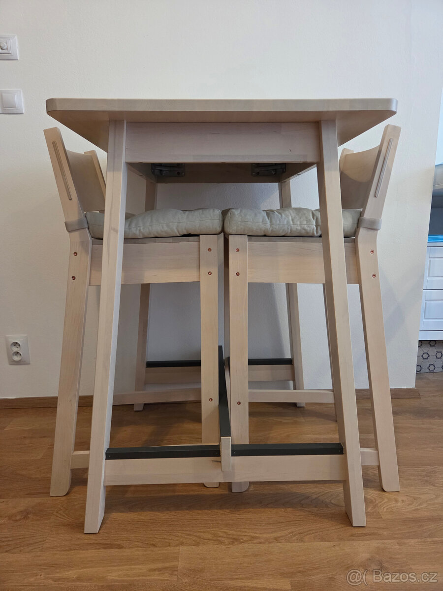 IKEA Norråker barový stůl a židle - 2