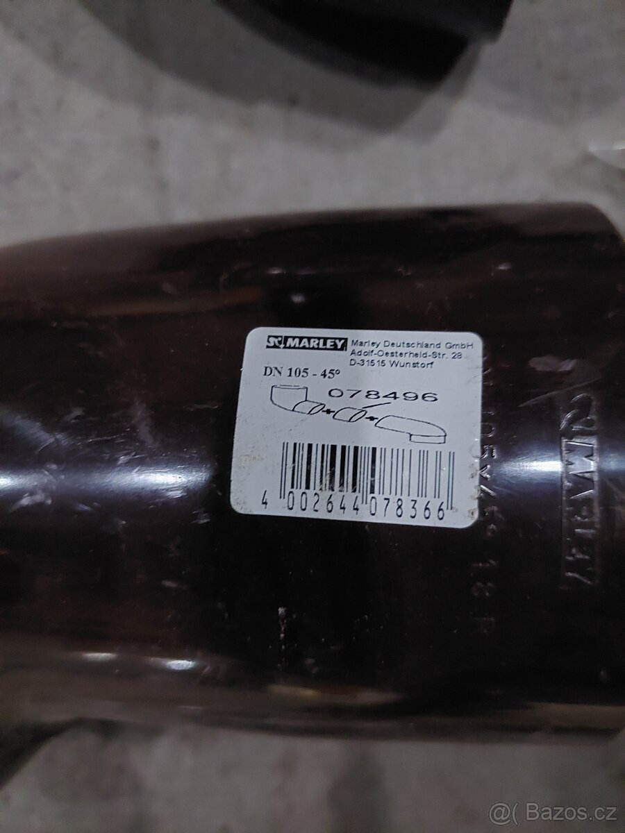 Rýny/Okapový svod a kolena 105 mm MARLEY - 2