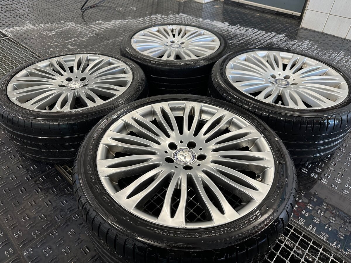 Alu Mercedes 5x112 R20, S Klasse W222, letní pneu - 2