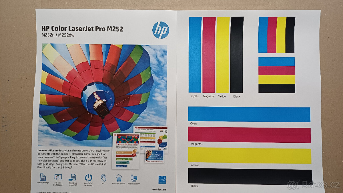 HP Laserjet M252N | barevná | LAN | nová sada tonerů - 2