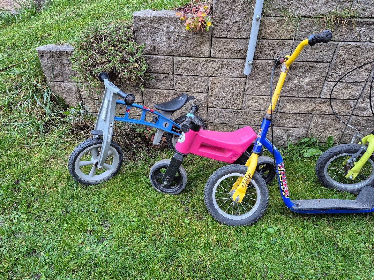 Detska kola, kolobezky odrazedla - 2