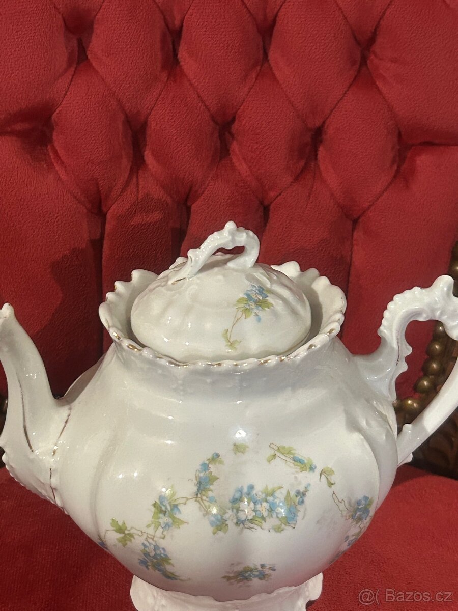 Starožitná porcelánová konvička M.Z. Austria - 2