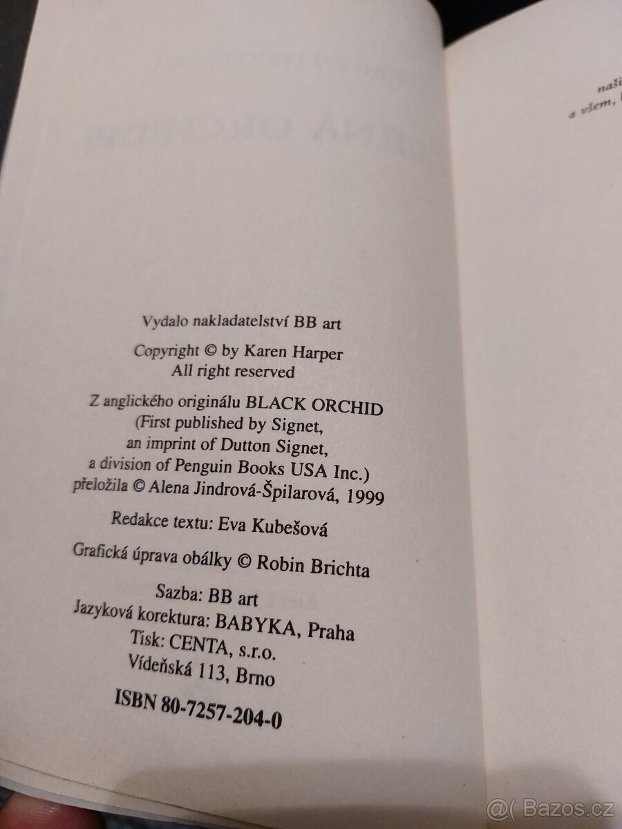 Karen Harperová - Černá orchidej (1999) - thriller - 2