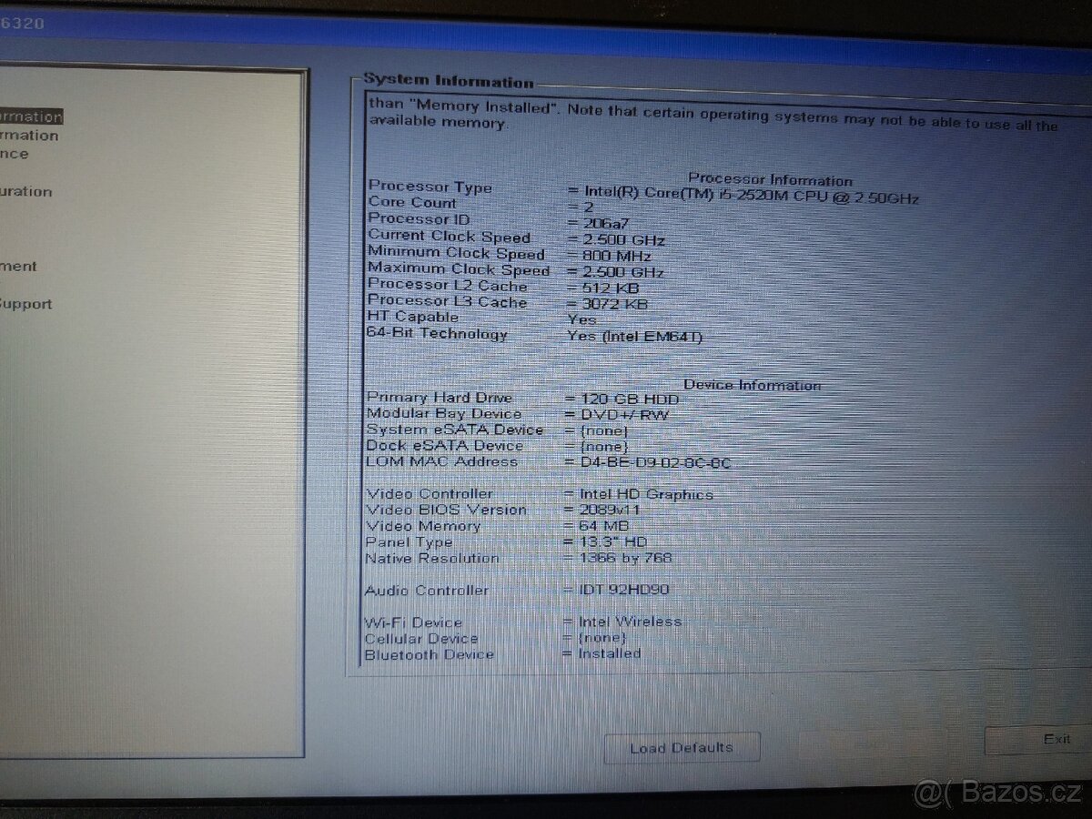 Dell Latitude E6320 Intel i5, 8GB RAM, SSD, Windows 11 - 2