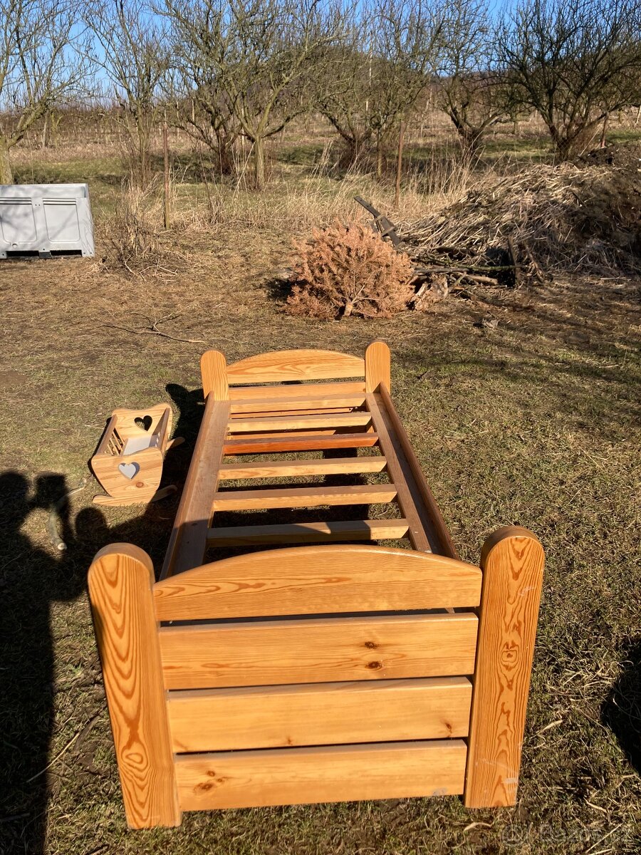 Postel- Detska, masiv, zidlicka 6 x - 2