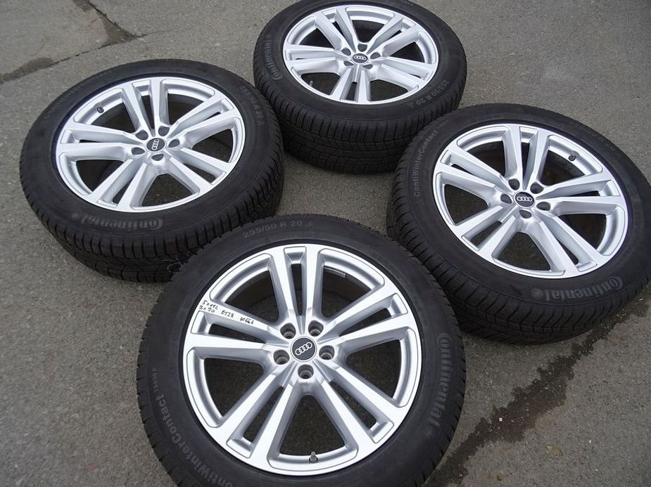 Alu disky origo Audi Q7, 20", 5x112,ET 28, zimní sada - 2