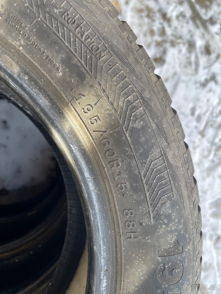 Celoroční pneumatiky 195/60 R15 cena za sadu - 2