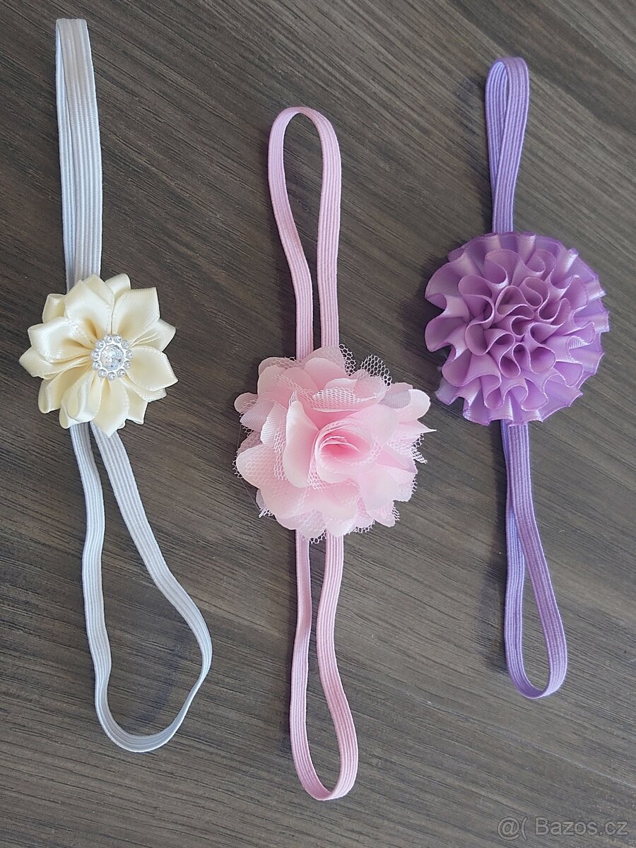 Čelenky pro miminko a malou holčičku - 2