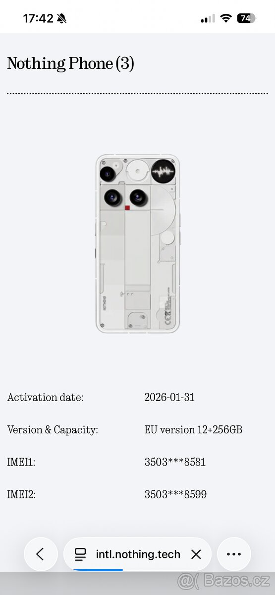 Nothing phone 3 12/256gb - 2