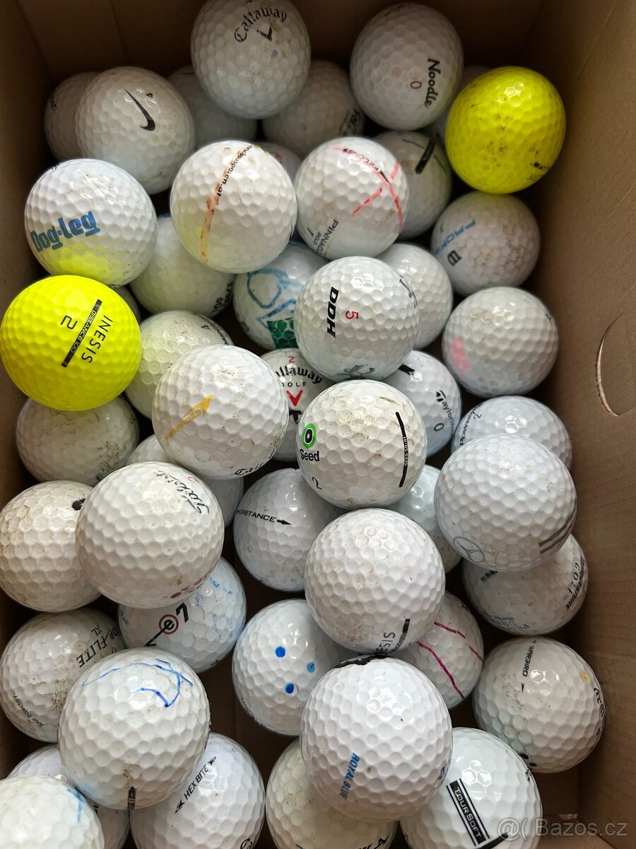 LEVNÉ hrané golfové míčky v Hostivaři - 2