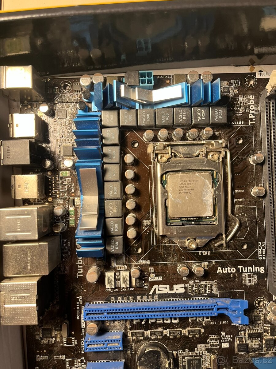 ASUS P7P55D PRO + Intel Core i5-750 + Ramky - 2