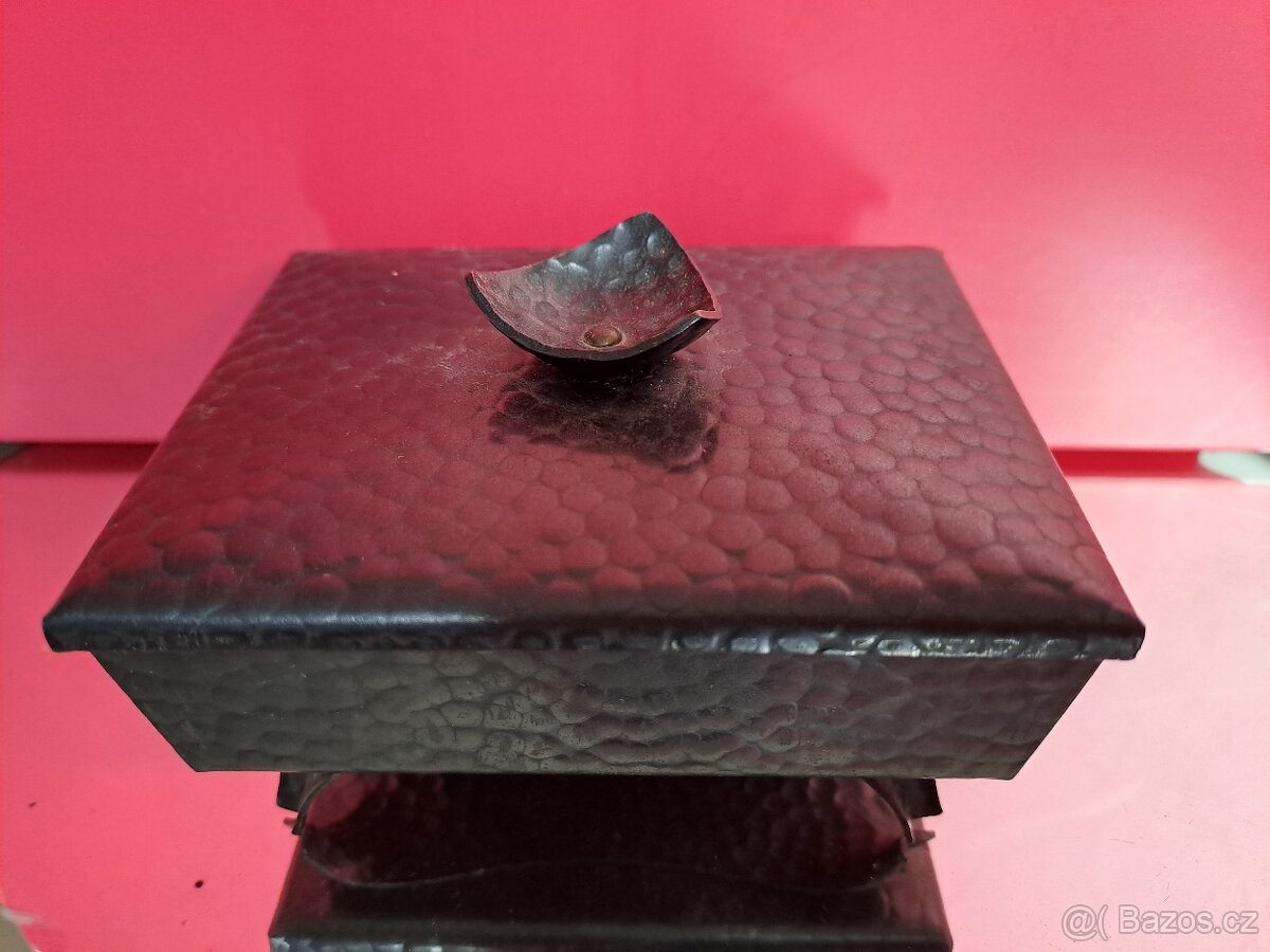 Kovová dóza Club, výrobce Javoz, styl Brusel - 2