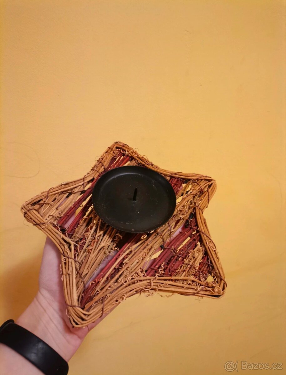 Vánoční svícen ve tvaru hvězdy - 2